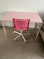 Bureau en bureaustoel, Huis en Inrichting, Bureaus, Ophalen, Zo goed als nieuw, Bureau