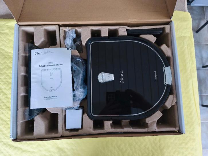 Robot stofzuiger, Elektronische apparatuur, Stofzuigers, Zo goed als nieuw, Robotstofzuiger, Reservoir, Ophalen of Verzenden