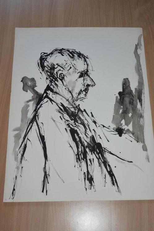 Originele Dolf Jaspers tekening, Antiek en Kunst, Kunst | Schilderijen | Modern, Ophalen