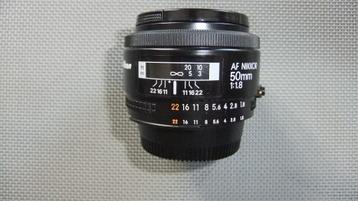 Uitstekende NIKON AF 50MM f/1.8 lens in nieuwstaat beschikbaar voor biedingen