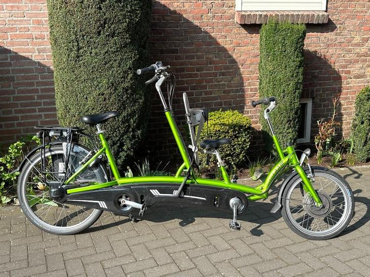 Van Raam Kivo ouder kind tandem - Silent Elektro, Fietsen en Brommers, Fietsen | Tandems, Zo goed als nieuw, Minder dan 10 versnellingen