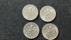 set Verenigde Staten 1 Dime "Roosevelt Dime" 1988-1990-1995, Ophalen of Verzenden, Noord-Amerika, Setje