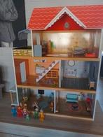 Houten poppenhuis met accessoires, Ophalen