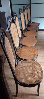 6 Thonet stoelen 1979, Huis en Inrichting, Stoelen, Ophalen, Riet of Rotan, Gebruikt, Bruin