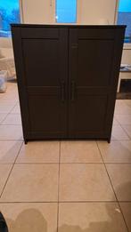 Zwarte kast, Huis en Inrichting, Kasten | Boekenkasten, Ophalen, Zo goed als nieuw