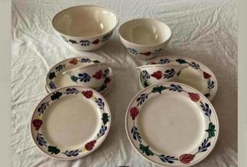 Leuk servies, Boerenbont. beschikbaar voor biedingen
