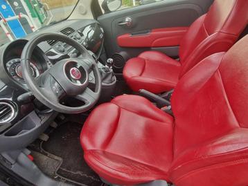 Tekoop fiat 500 uit 2011 900cc benz met 198000kms Airco Pano, Cuir, Achat, Particulier