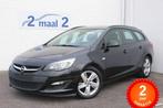 Opel Astra 1.3 CDTi Tourer Airco/Cruise + 2 JAAR garantie!, Stof, Gebruikt, Zwart, 4 cilinders