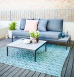 Loungeset 2/3 personen grijs met tafel, Tuin en Terras, Tuinsets en Loungesets, Gebruikt, Bank, Aluminium, Loungeset