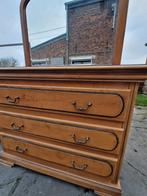 2 commodes bois massif, 3 ou 4 tiroirs, 100 à 150 cm, Utilisé, Pin