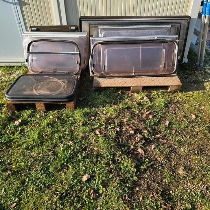 Caravan ramen raam wisselstukken werfkeet foodtruck bouw, Caravanes & Camping, Caravanes Accessoires, Enlèvement