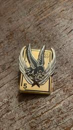 MILITAIRE INSIGNE 5 REGIMENT D'HELICOPTERES COMBAT DELSART, Verzamelen, Militaria | Algemeen, Ophalen of Verzenden
