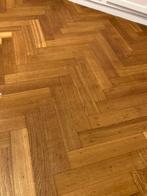 Volle parket visgraat, Huis en Inrichting, Stoffering | Vloerbedekking, Gebruikt, Bruin, 75 m² of meer, Visgraat