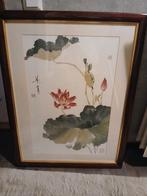 Aquarelle originale de Ning yeh, Antiquités & Art, Enlèvement ou Envoi