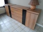 Cabinet met zwarte emaille -  cabinet avec émail noir, Huis en Inrichting, Ophalen, Zo goed als nieuw, 200 cm of meer, 25 tot 50 cm