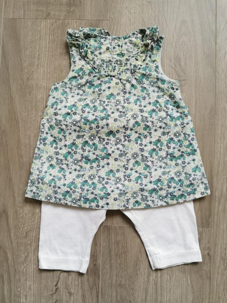 Jurk JBC met legging - maat 56, Enfants & Bébés, Vêtements de bébé | Taille 56, Comme neuf, Fille, Robe ou Jupe, Enlèvement ou Envoi