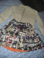 nieuw rokje + vestje chat mechant-2/3j, Kinderen en Baby's, Kinderkleding | Maat 98, Ophalen, Zo goed als nieuw, Meisje