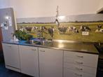 Verlengde dubbele spoelbak Franke, Huis en Inrichting, Ophalen, Gebruikt