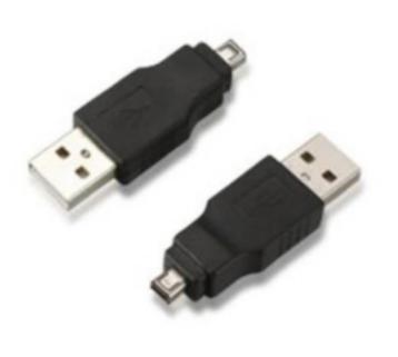 USB A / USB Mini Adapter Connector Koppelstuk M/M Man - Man  beschikbaar voor biedingen