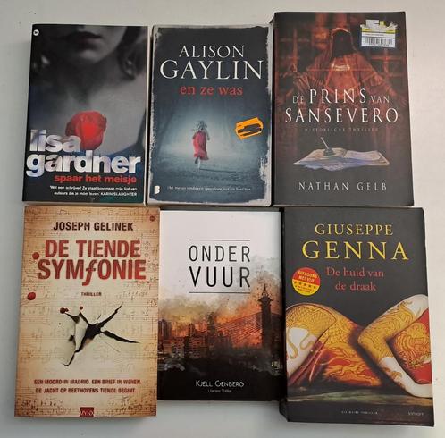 Thrillers & Detective & Oorlog (6), Boeken, Thrillers, Gelezen, Ophalen of Verzenden