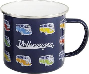 VW | Grande tasse à café en émail Volkswagen | Nouveau, Neuf, -, -, Autres types