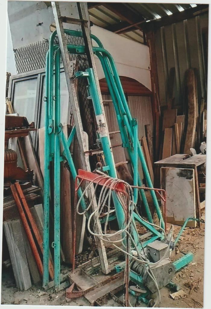 Monte charge + malaxeur, Doe-het-zelf en Bouw, Bouwliften, Gebruikt, Ophalen