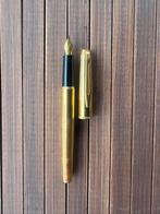 Stylo Plume Waterman Gentleman – Plaqué Or – Plume 18k, Collections, Enlèvement ou Envoi, Utilisé, Stylo, Waterman