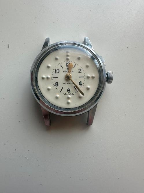 Montre Golana pour personne malvoyante, Handtassen en Accessoires, Horloges | Antiek, Polshorloge, Overige merken, Staal, 1960 of later