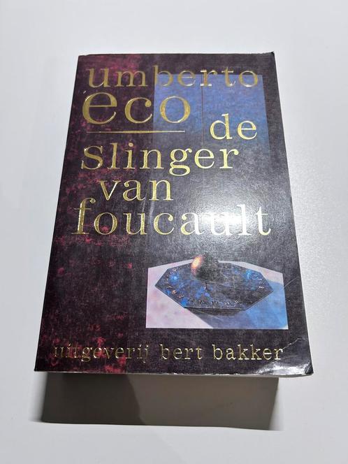 Umberto Eco – De slinger van Foucault – Roman, Boeken, Romans, Gelezen, Nederland, Ophalen of Verzenden