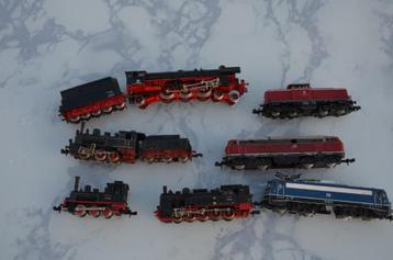 Schaal N, 7 locomotieven, Trix+Arnold+Fleischmann beschikbaar voor biedingen