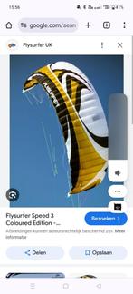 Flysurfer speed 3 deluxe 21m, Sports nautiques & Bateaux, Kitesurf, Comme neuf, Bar, Enlèvement ou Envoi