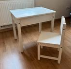 Kinderbureau/knutseltafel met stoeltje, Ophalen, Gebruikt, Bureau