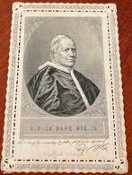 Bidprentje Paus Pie IX 1869 lemercier paris, Ophalen of Verzenden, Bidprentje