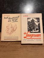 2 boeken H. Erremes: Met houtskool en Krijt / De Linogravure, Ophalen of Verzenden, Gelezen, Tekenen en Schilderen, H. Erremes
