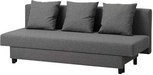 Ikea slaapbank Asarum, Huis en Inrichting, Slaapkamer | Slaapbanken, Zo goed als nieuw, Overige maten, Tweepersoons, Grijs, Ophalen