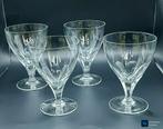 4 verres à vin « Olivia » Leerdam A.D. Copier, Antiquités & Art, Enlèvement ou Envoi