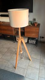 Lampe avec abat-jour blanc, Maison & Meubles, Enlèvement, Comme neuf