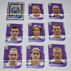 Panini Football 2009 / RSC Anderlecht / 9 stickers, Verzenden, Nieuw, Poster, Plaatje of Sticker
