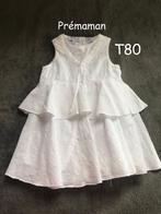 Prémaman onberispelijke witte jurk T80, Kinderen en Baby's, Babykleding | Maat 80, Ophalen of Verzenden, Gebruikt, Meisje, Jurkje of Rokje