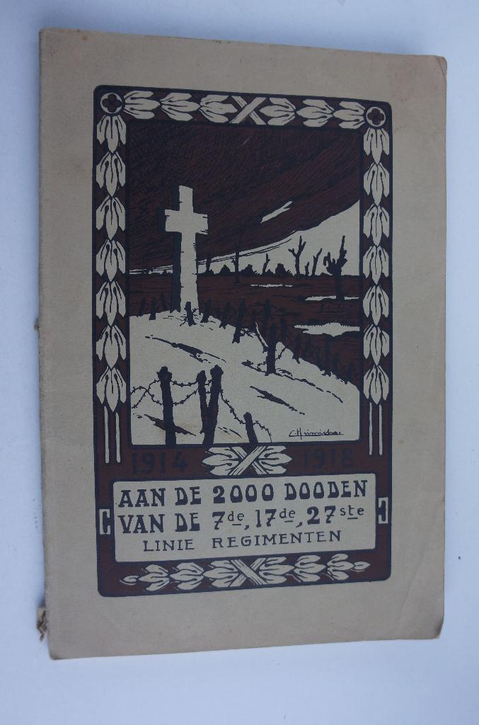 1914-1918 aan de 2000 dooden, Livres, Guerre & Militaire, Utilisé, Enlèvement ou Envoi