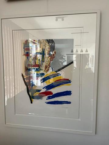 Kleurenhoutsnede Roger Raveel, Enlèvement