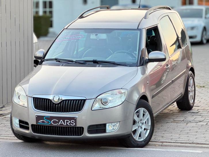 Skoda Roomster 1.6i *** Automaat + Airco ** Gekeurd **, Auto's, Skoda, Bedrijf, Te koop, Roomster, Airbags, Airconditioning, Alarm