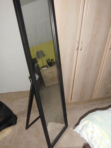 Grote, zware spiegel, Huis en Inrichting, Woonaccessoires | Spiegels, Ophalen, Zo goed als nieuw, 150 tot 200 cm, Rechthoekig
