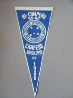 RARE football pennant wimpel Cruzeiro Brasil Champion 1966, Verzamelen, Verzenden, Zo goed als nieuw, Vaantje of Sjaal