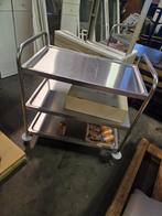Serveer kar nieuwstaat inox, Ophalen of Verzenden, Nieuw zonder verpakking, Inox Meubilair