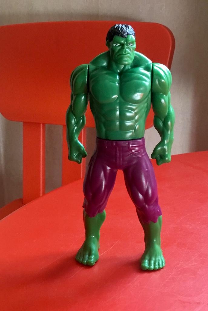 hulk figuur, Kinderen en Baby's, Speelgoed | Actiefiguren, Ophalen, Zo goed als nieuw