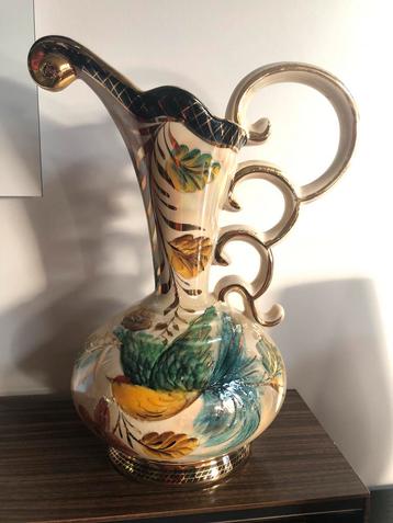 Art Deco vaas België Hubert Bequet Quaregnon 1960 beschikbaar voor biedingen