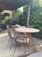 4 Rotan stoelen met kleine gebruiksporen, Ophalen, Gebruikt, Rotan, Stoel