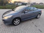 Prachtige Peugeot 307cc cabrio 1.6i 160dkm gekeurd airco, Auto's, Voorwielaandrijving, 4 zetels, Zwart, 4 cilinders