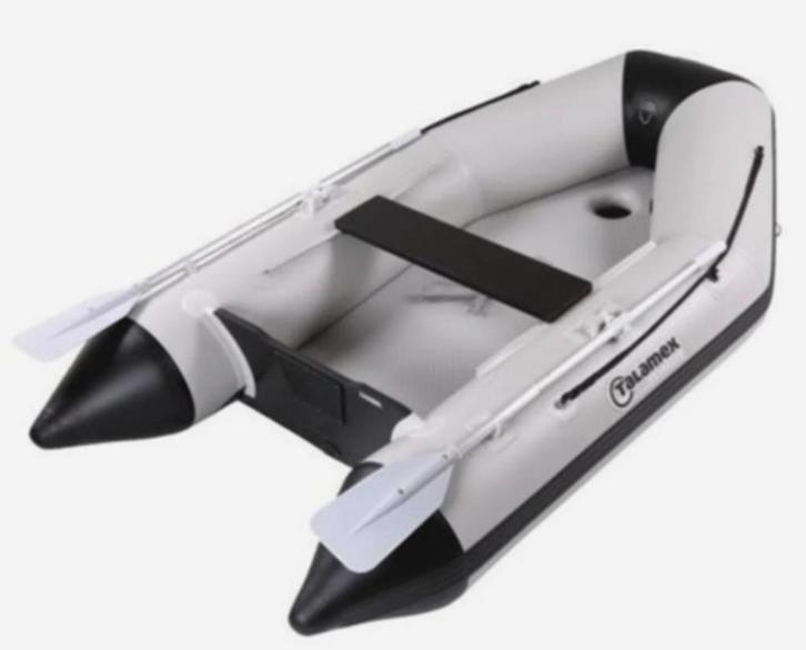 Rubberboot Talamex Aqualine QLA 250 airdeck Parsun 5 pk bbm, Watersport en Boten, Rubberboten, Zo goed als nieuw, Airdeck, Benzine